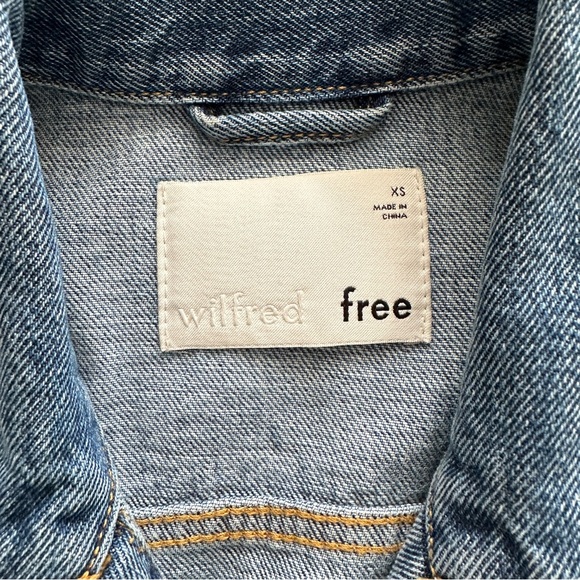 【Aritzia】 Wilfred free denim jacket - Picture 2 of 2